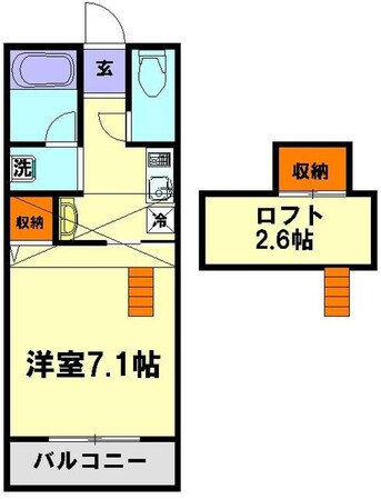 メゾン・メルベーユの物件間取画像